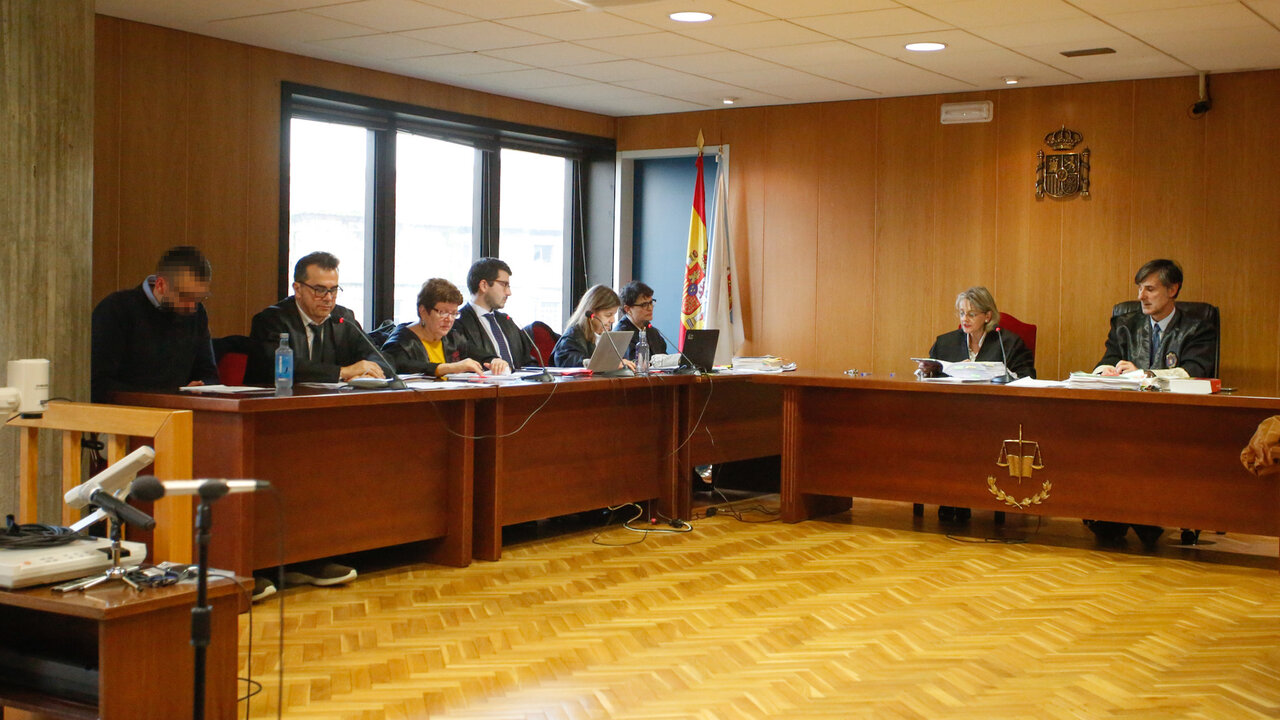 Foto de archivo de un juicio en la Audiencia Provincial Pontevedra.