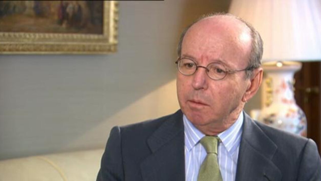 Rafael Spottorno durante la entrevista concedida a TVE.