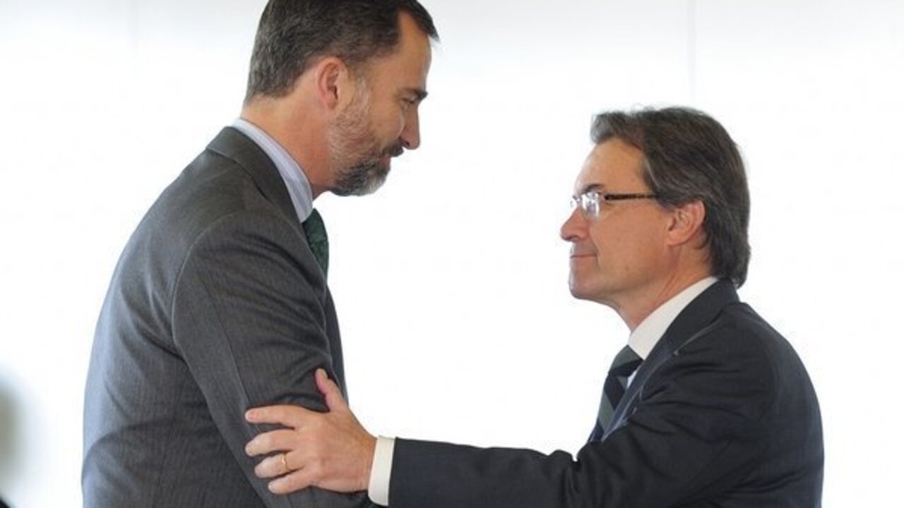 Felipe VI y Artur Mas.