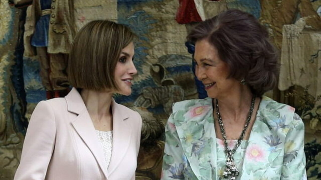 Las reinas Letizia y Sof&iacute;a.