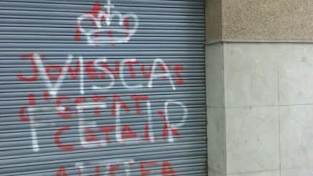 Pintada en Catalu&ntilde;a.