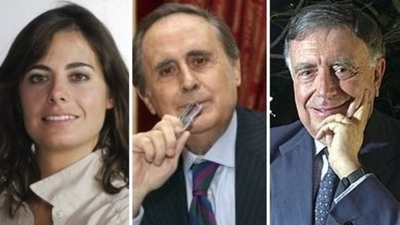 Emilia Landaluce, Jaime Pe&ntilde;afiel y Luis Mar&iacute;a Anson.