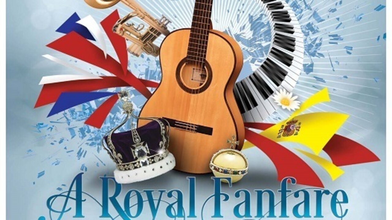 Cartel del concierto por el 90&ordm; cumplea&ntilde;os de Isabel II.