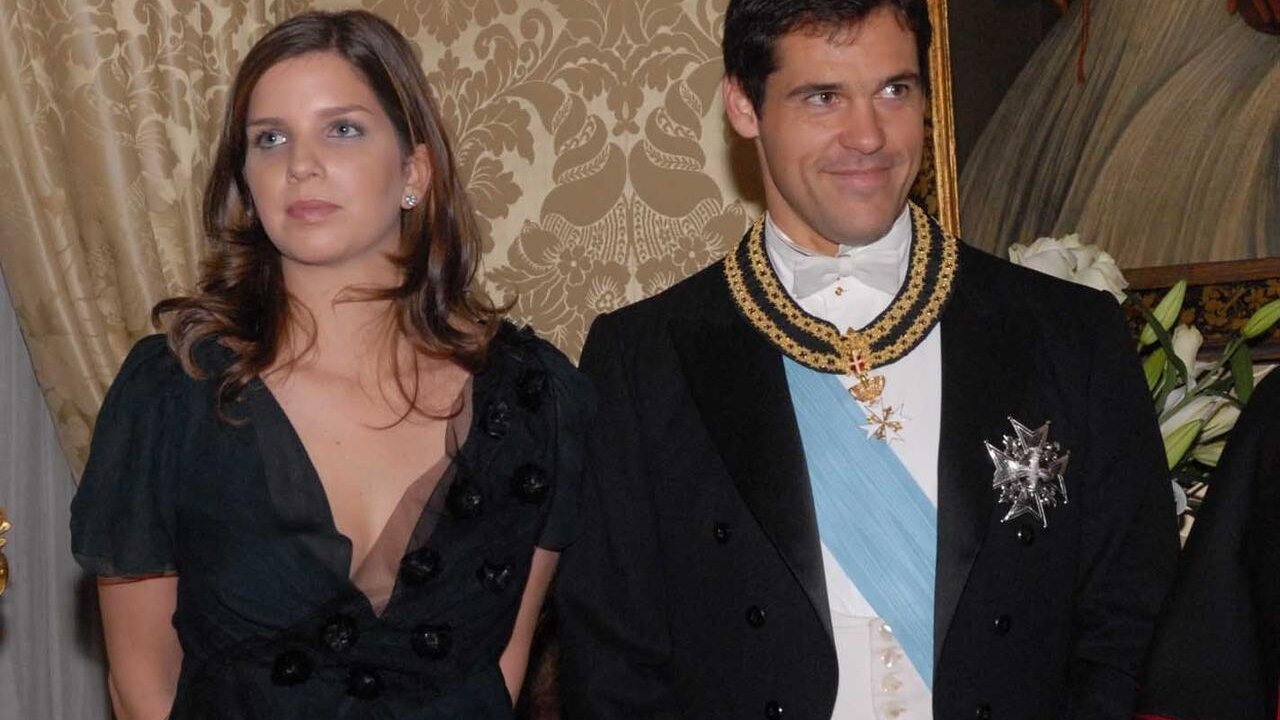 Luis Alfonso de Borb&oacute;n y su esposa Margarita Vargas.