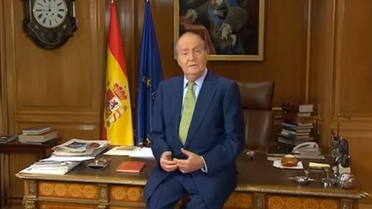 Juan Carlos I, en el discurso de la Nochebuena de 2012.