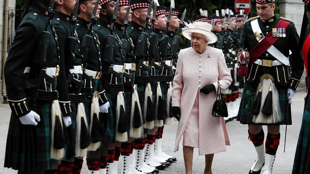 La reina Isabel II, en Balmoral.