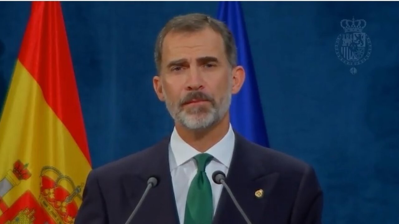 Felipe VI pronuncia su discurso en los Premios Princesa de Asturias 2017.