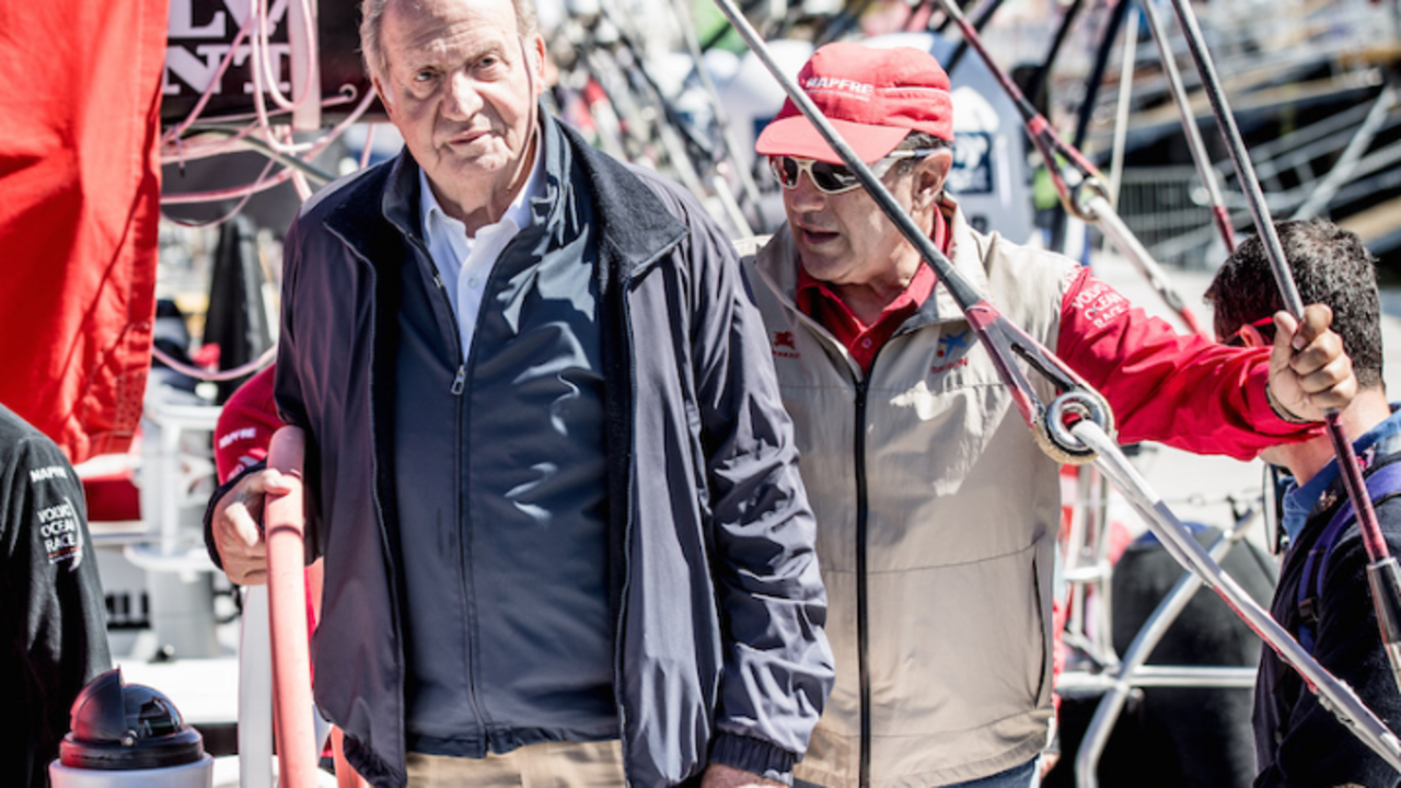 Juan Carlos I con el MAPFRE en 2015