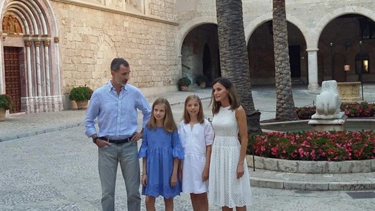 Posado en el Palacio de la Almudaina.