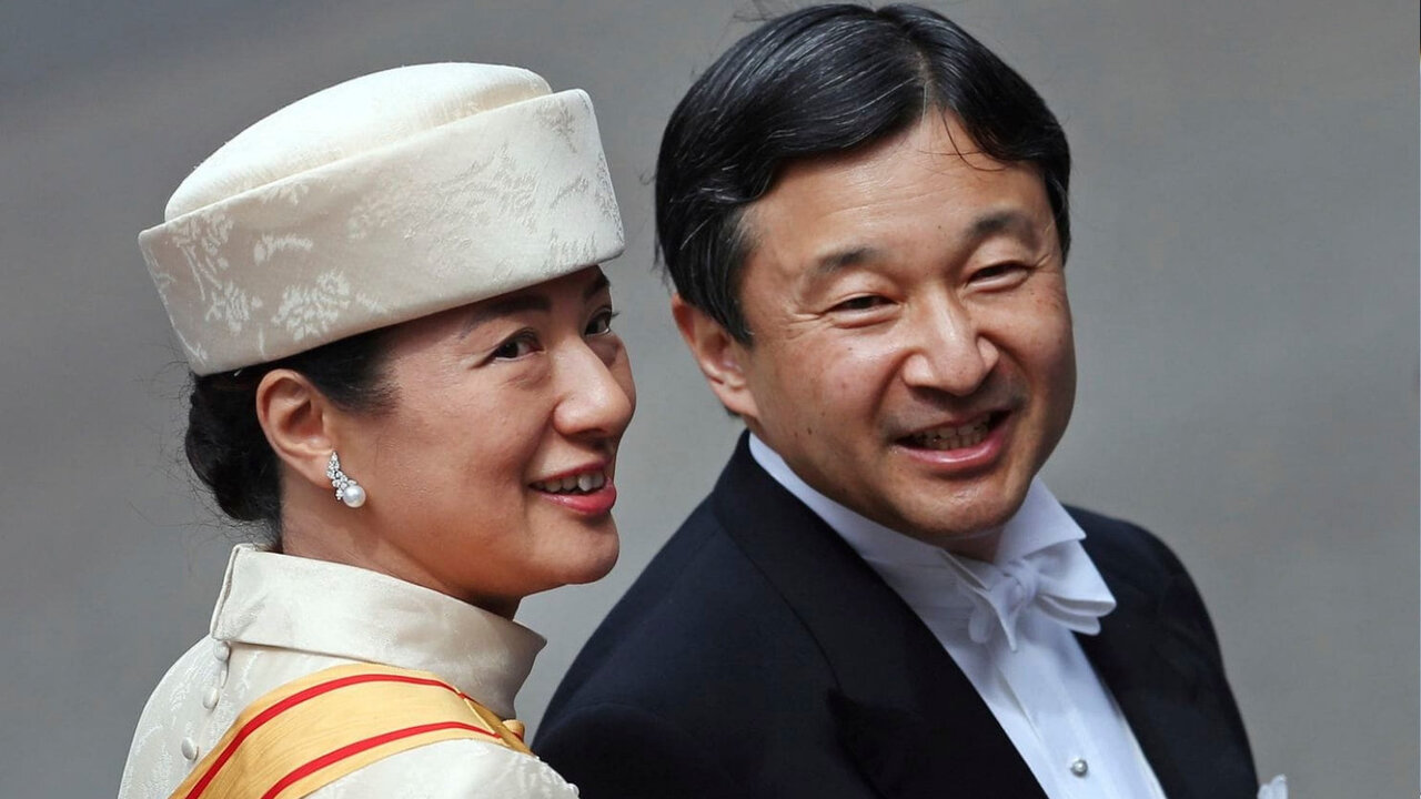 El pr&iacute;ncipe Naruhito y su mujer, Masako.