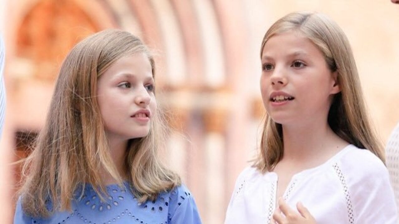 La princesa Leonor y la infanta Sof&iacute;a