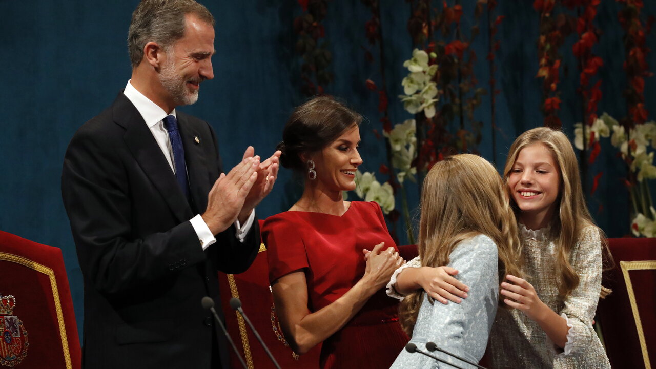 Los reyes en los premios Princesa de Asturias 2019