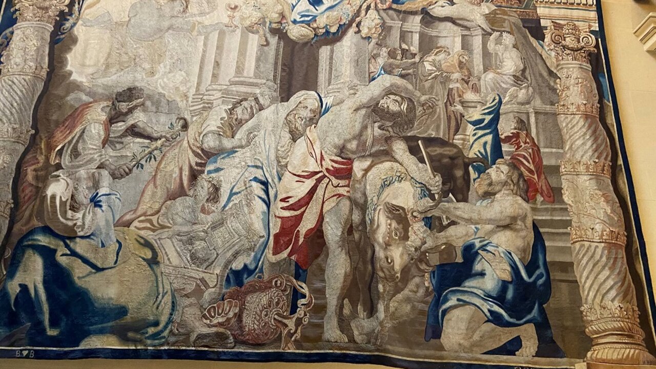 Tapiz del Palacio de Navarra.