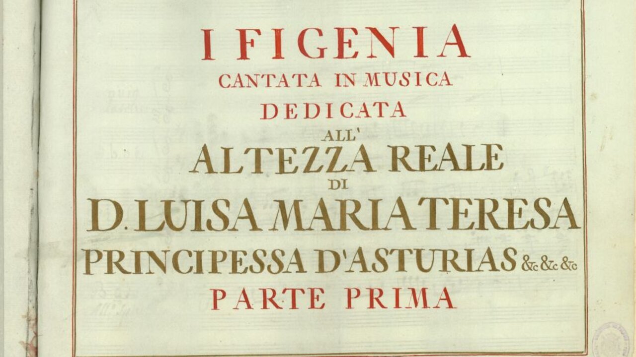 Partitura Ifigenia.