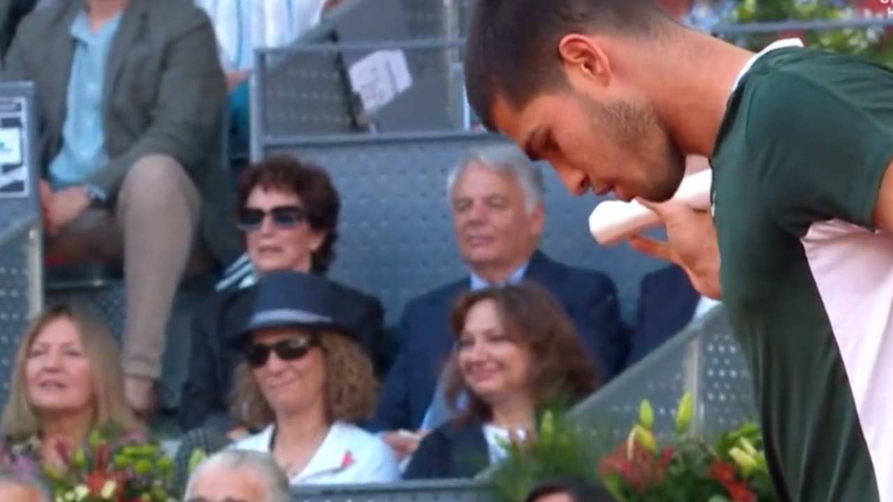 La infanta Elena en la final del Madrid Mutua Open 2022.