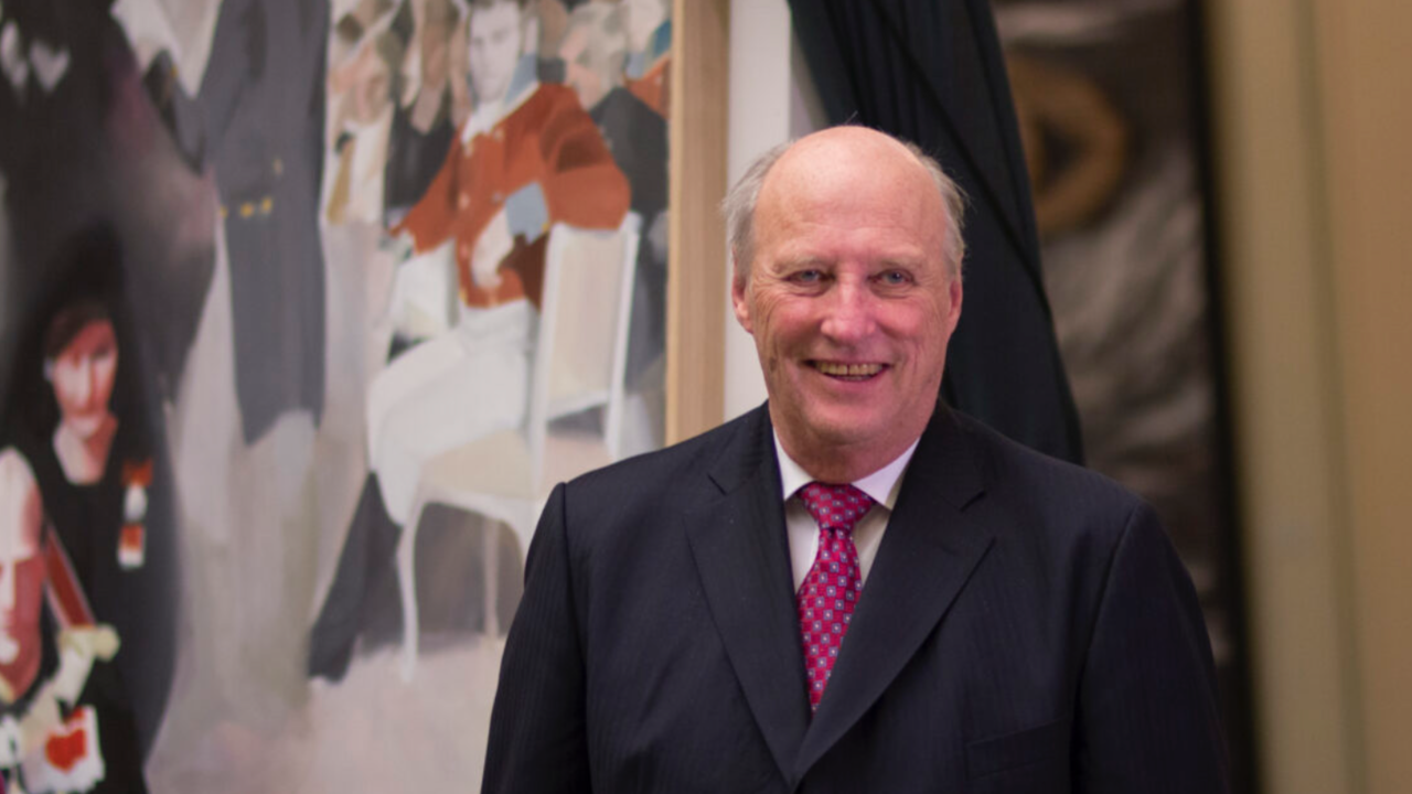 El rey Harald de Noruega.