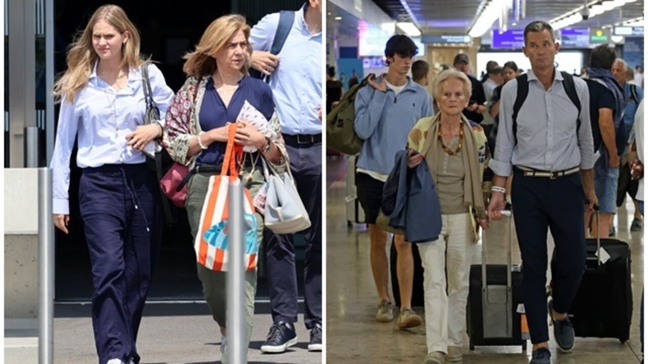 La Infanta Cristina aterriz&oacute; en Ginebra con sus hijos Irene y Miguel, mientras I&ntilde;aki Urdangar&iacute;n lleg&oacute; a la ciudad con su madre, Claire Liebaert, y su hijo Pablo.
