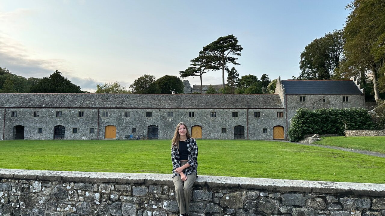 La Infanta Sof&iacute;a, en el  Atlantic College de Gales.