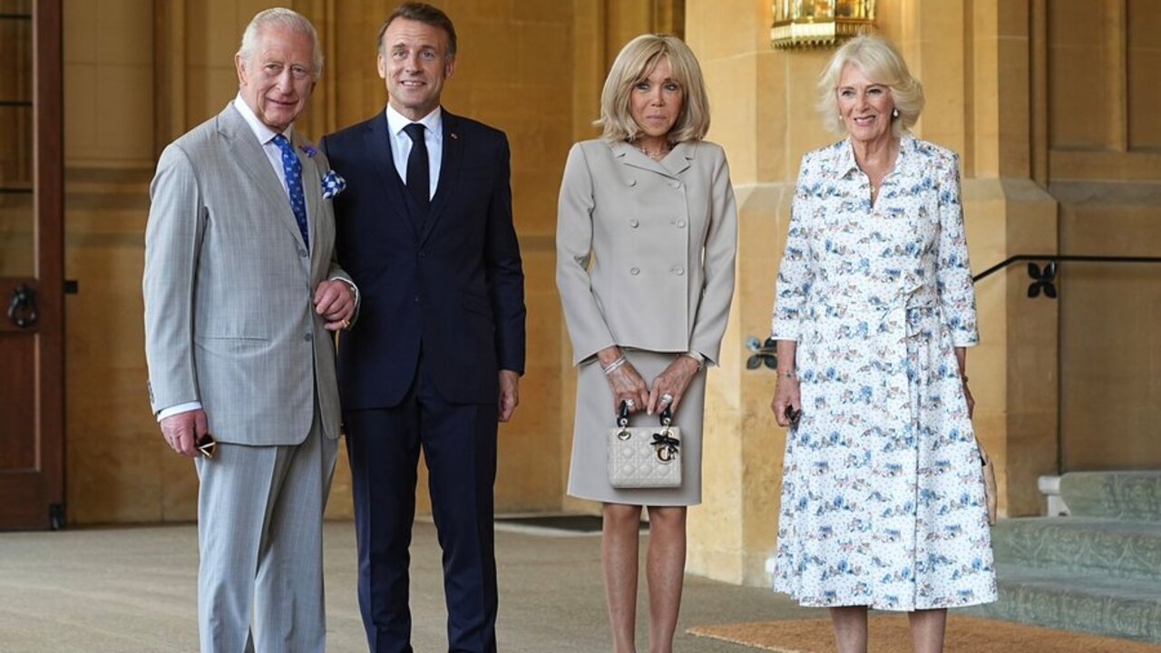 Los reyes Carlos y Camila brillan en la cena de gala durante la visita de Estado de Francia al Reino Unido. Foto: Royal Family.