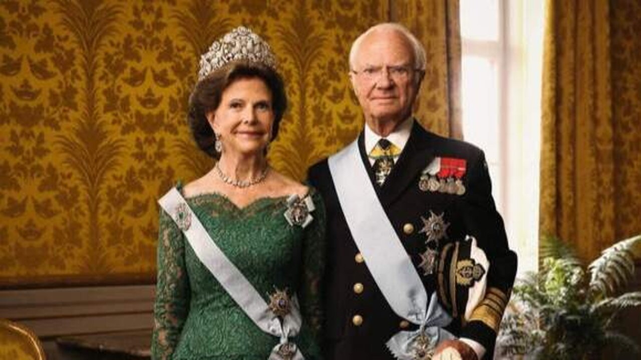 Los reyes de Suecia.