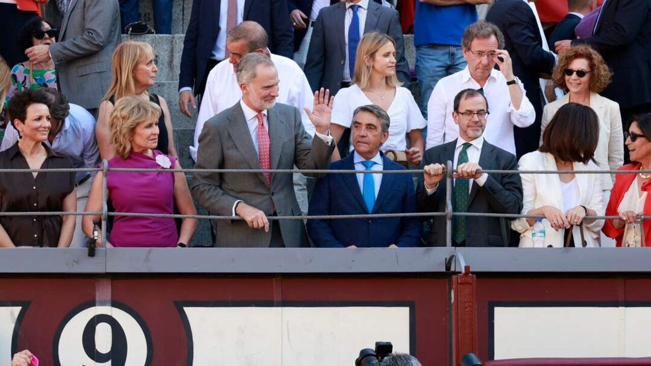 El Rey asiste a la Corrida de la Asociaci&oacute;n de la Prensa en la Plaza de Toros de las Ventas. Casa Real.