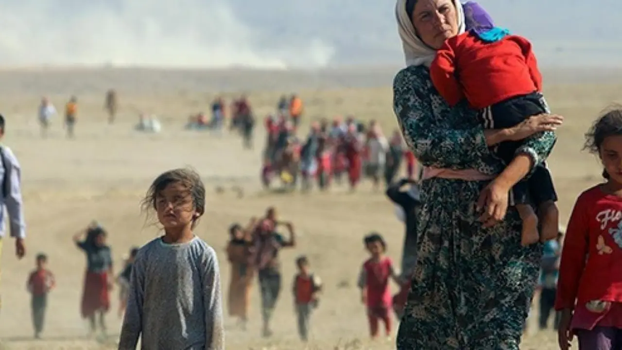 Cristianos huyen de Irak por miedo al ISIS.