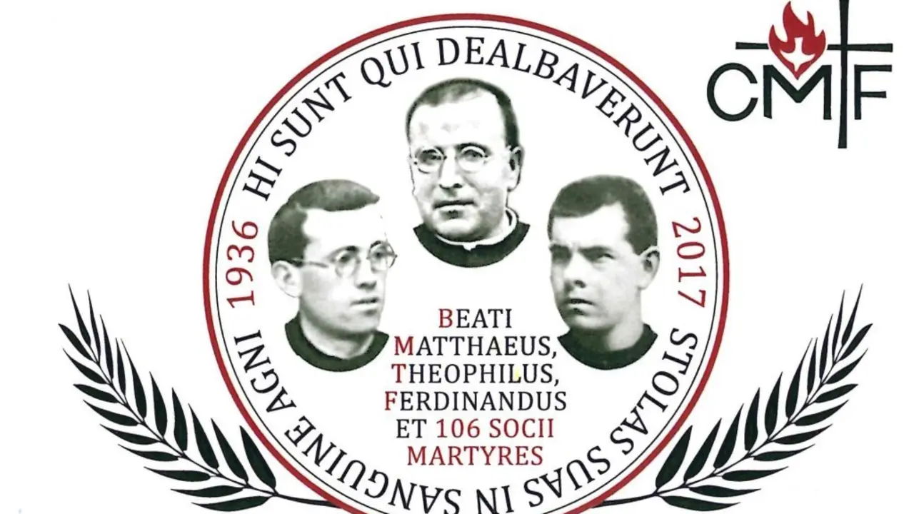 Cartel de la beatificación. 