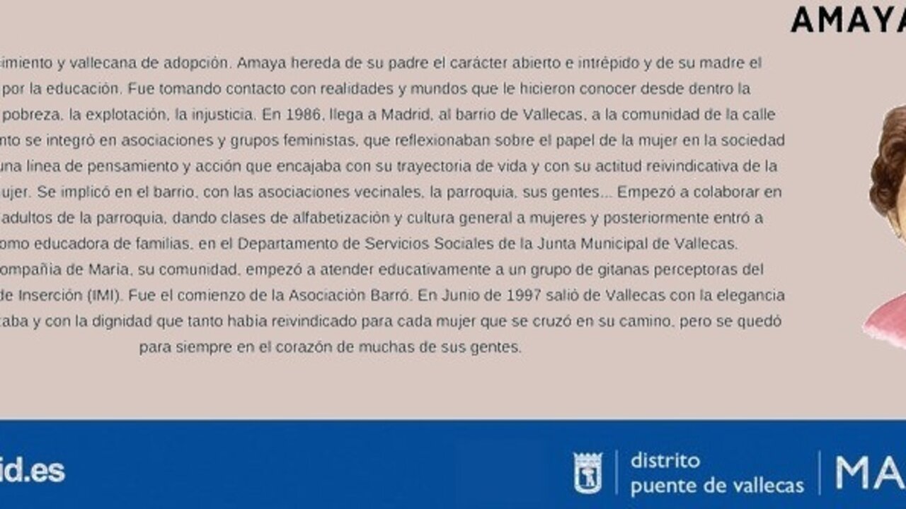 Biograf&iacute;a de Amaya Imaz. 