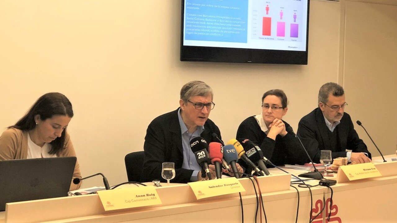 Presentaci&oacute;n del Informe Foessa en la di&oacute;cesis de Barcelona.