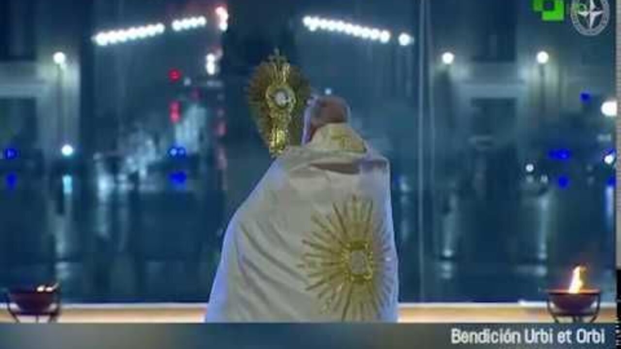 Bendici&oacute;n Urbi et Orbi.