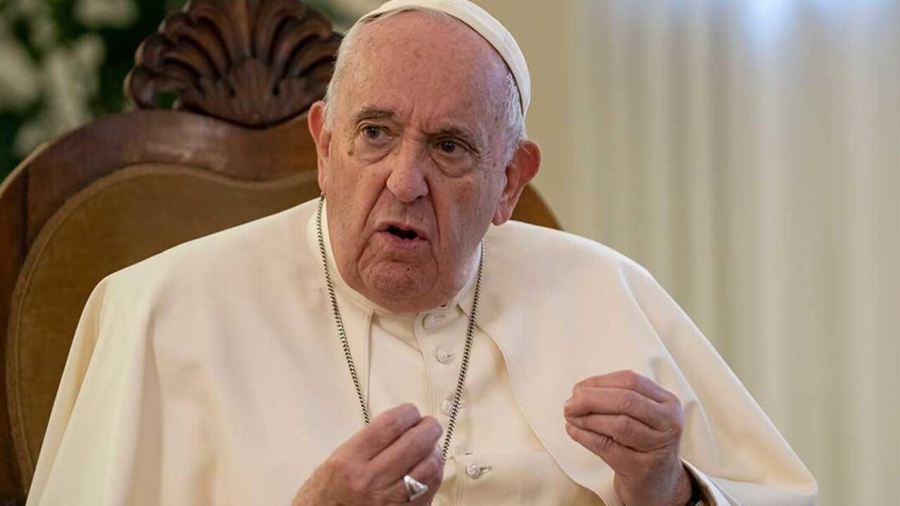 El El Papa Francisco durante la entrevista a ABC. Fuente Twitter. 