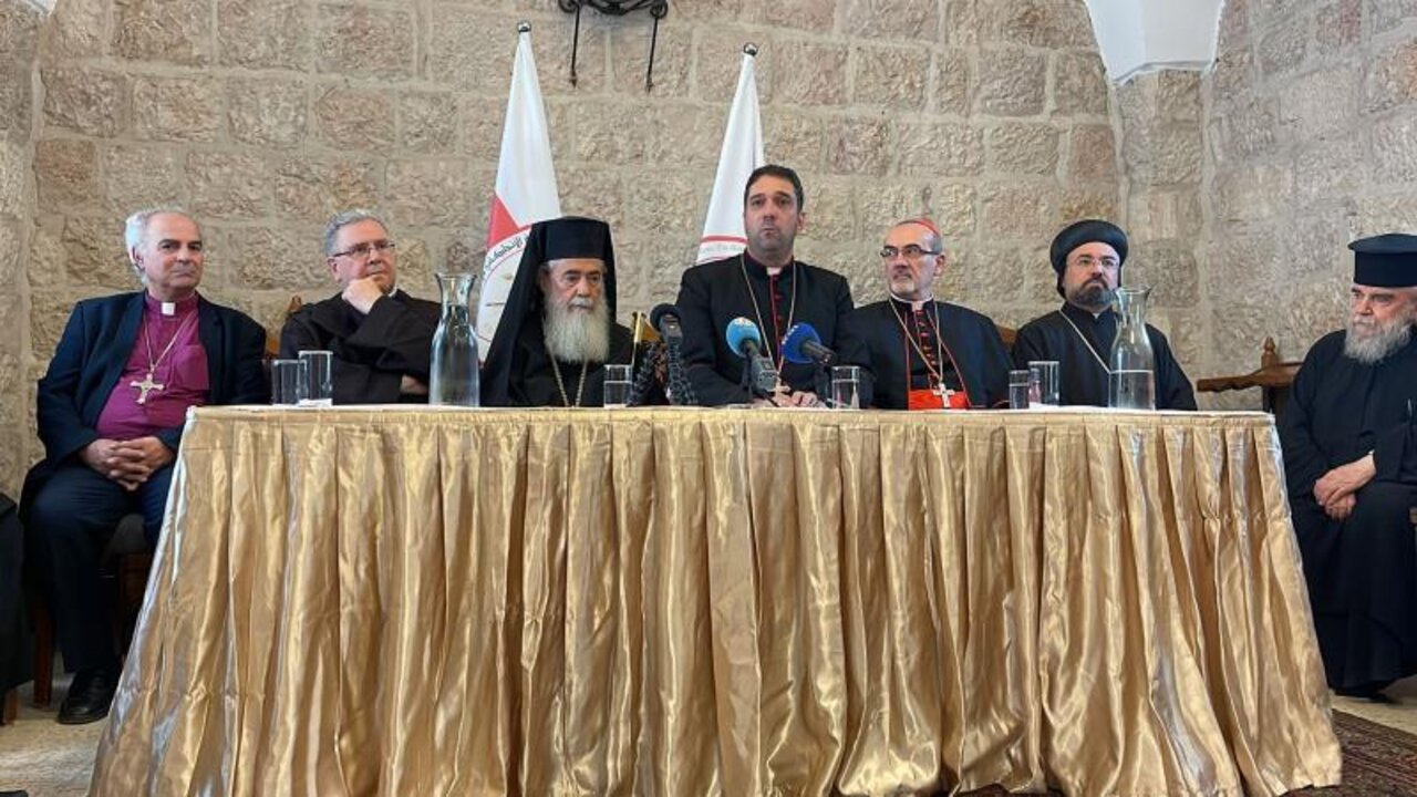 Patriarcas y jefes de las Iglesias de Jerusal&eacute;n.