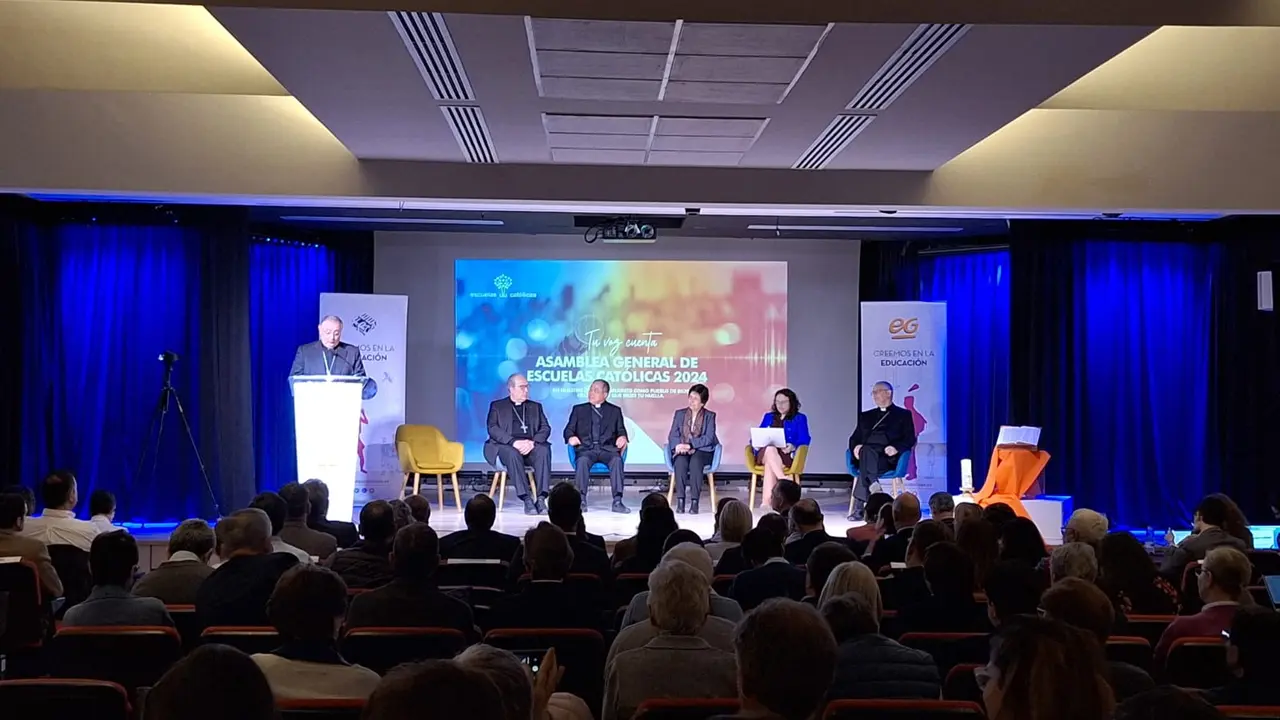 Inauguración de la Asamblea anual de Escuelas Católicas.