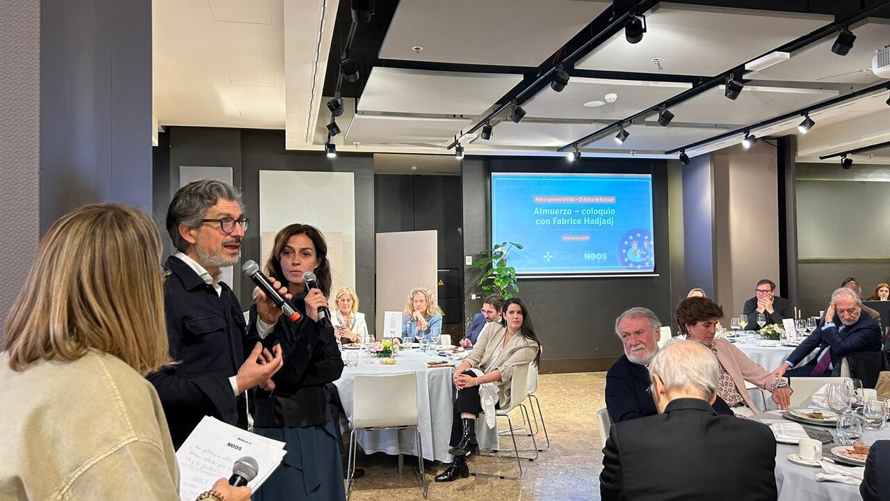 Fabrice Hadjadj, en Madrid para participar en la Jornada, organizada por NEOS, &ldquo;Nos jugamos la vida. El alma de Europa&rdquo;.