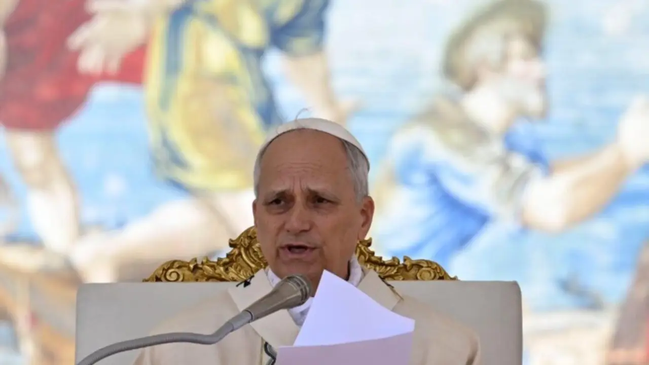El Papa León XIV en la misa de inicio de su pontificado.   (@Vatican Media)