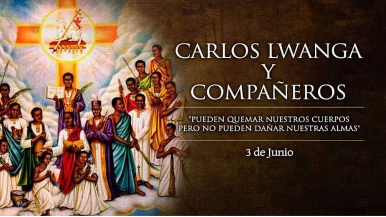 Santos Carlos Lwanga y Compa&ntilde;eros, m&aacute;rtires de Uganda, 3 de junio.
