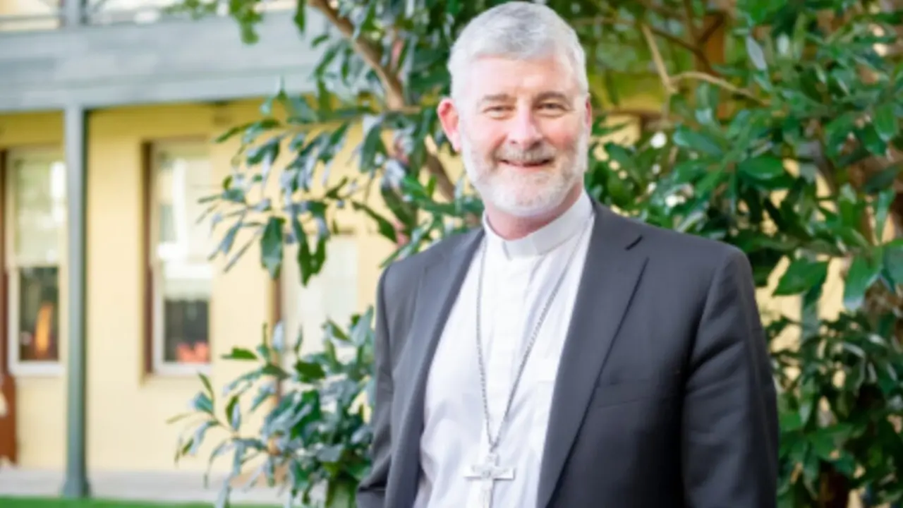 Shane  A. Mackinlay, hasta ahora obispo de Sandhurst, nombrado por León XVI arzobispo de Brisbane (Australia). Foto: Diócesis de Sandhurst.
