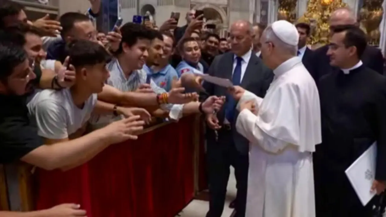 Seminaristas de Madrid en Roma.