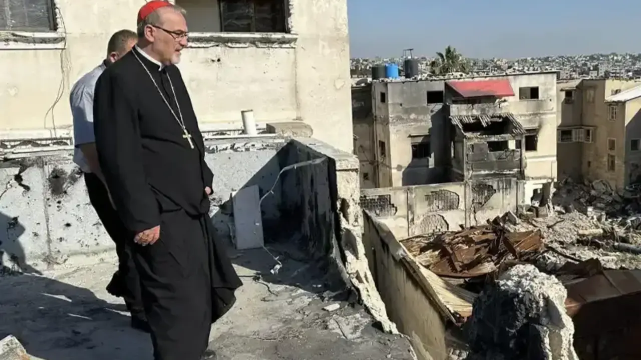 Cardenal Pizzaballa en Gaza