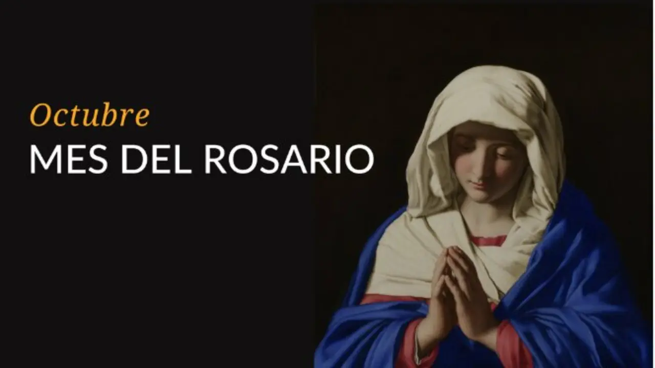 Octubre, mes del rosario.