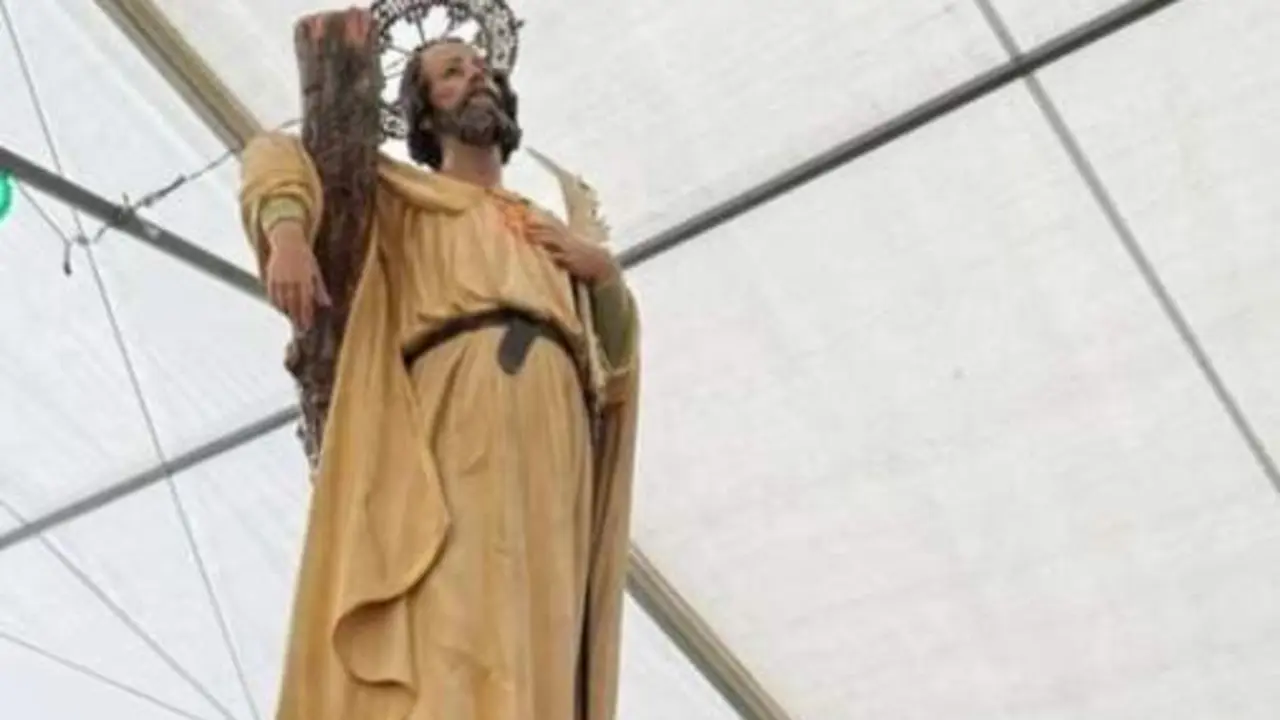 Tras más de un siglo en manos privadas, la imagen de San Serapio será colocada de forma definitiva en la Merced de Conxo.