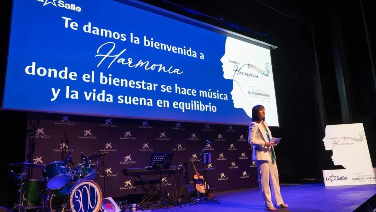 Congreso Harmonia. Componiendo el bienestar integral en la infancia y la juventud’, organizado por La Salle en CaixaForum Valencia.