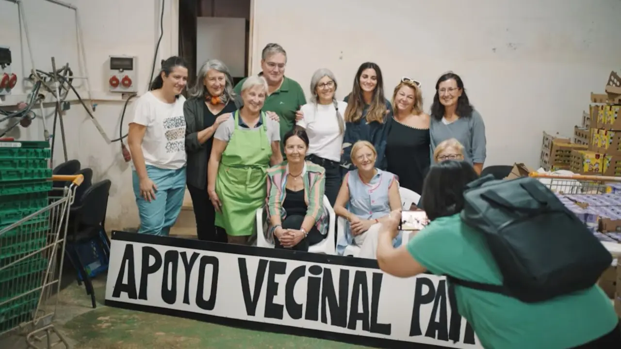 Apoyo vecinal impulsado por la ONG "Entreculturas".