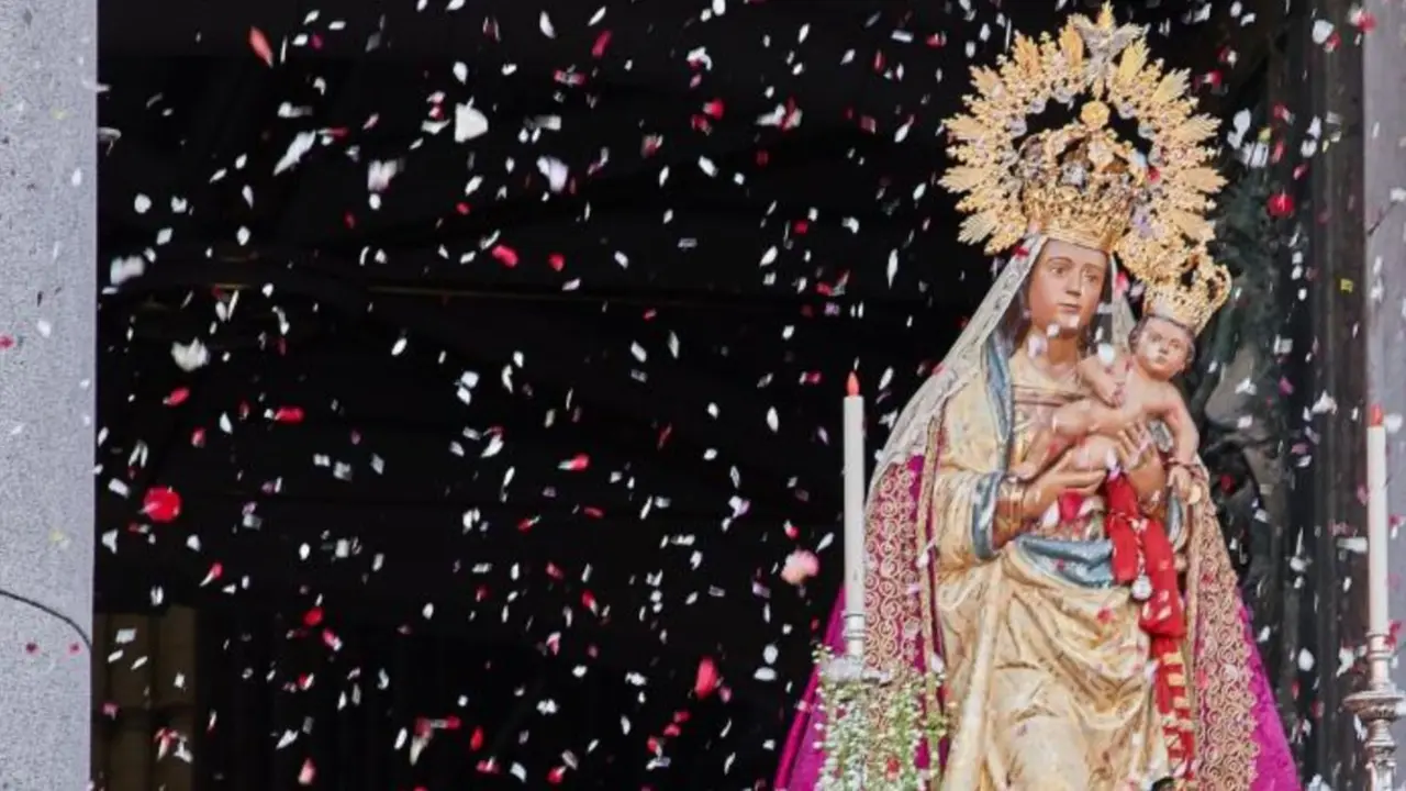 Procesión de La Almudena.