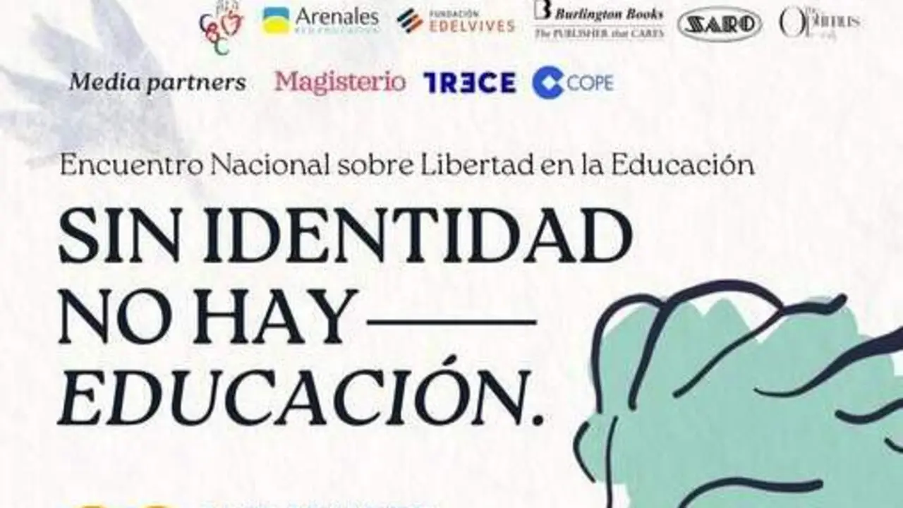 Cartel del Encuentro Nacional de Libertad en la Educación.