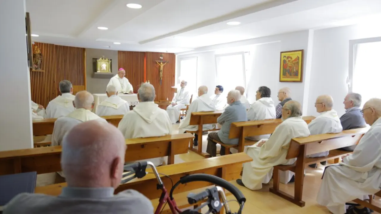 Sacerdotes mayores de la diócesis de Segorbe-Castellón. Imagen: Diócesis de Segorbe-Castellón
