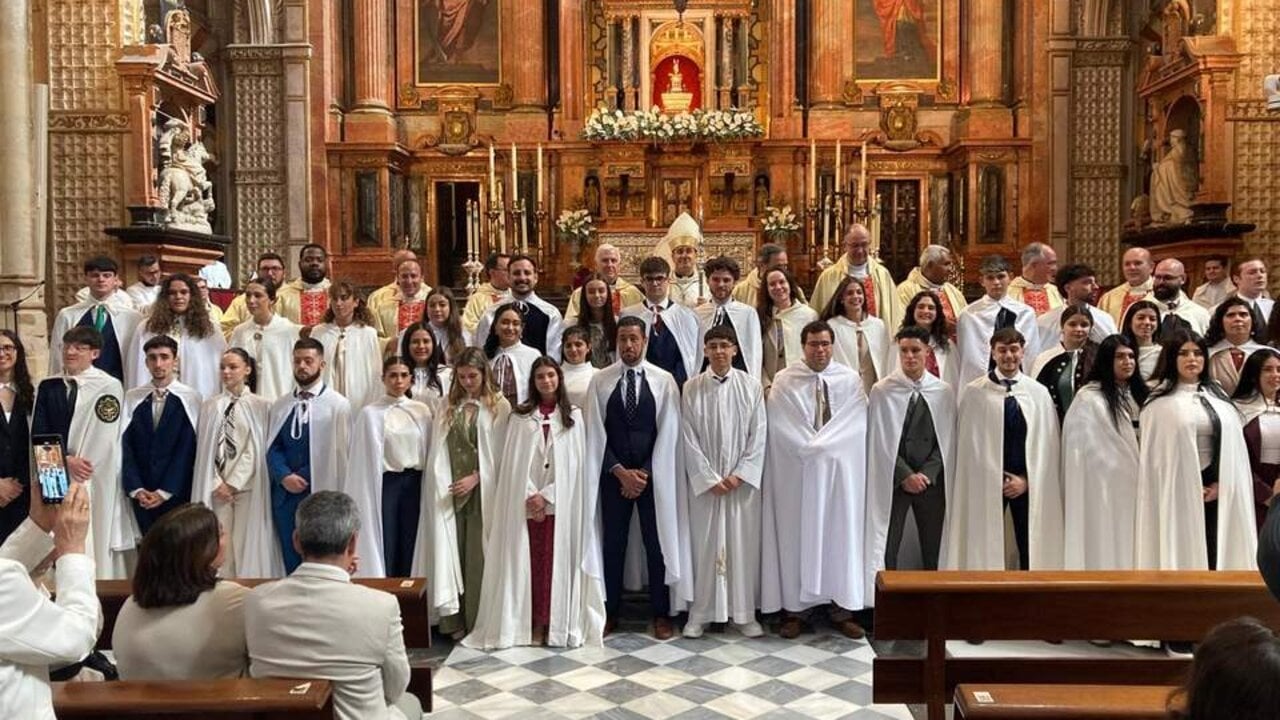 Adultos bautizados en Pascua en la diócesis de Córdoba.