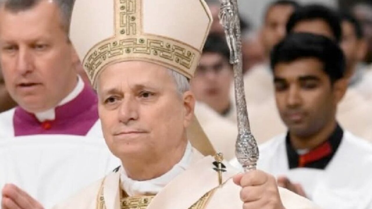El b&aacute;culo pastoral que estren&oacute; el Papa Le&oacute;n XIV durante la Epifan&iacute;a de 2026. Foto: Vatican Media