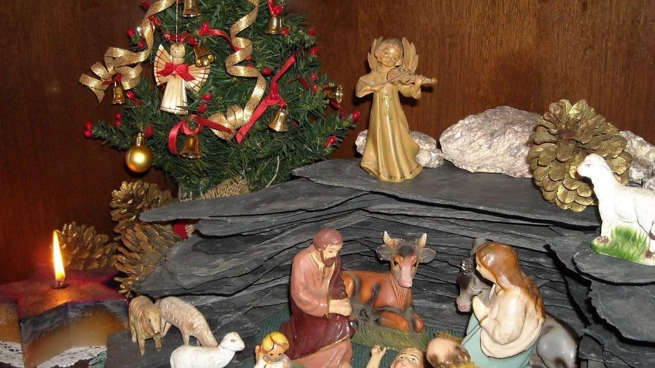 &Aacute;rbol de Navidad y un Bel&eacute;n.