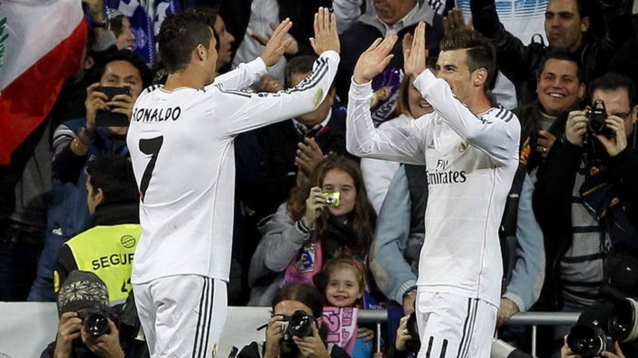 Cristiano Ronaldo y Bale.